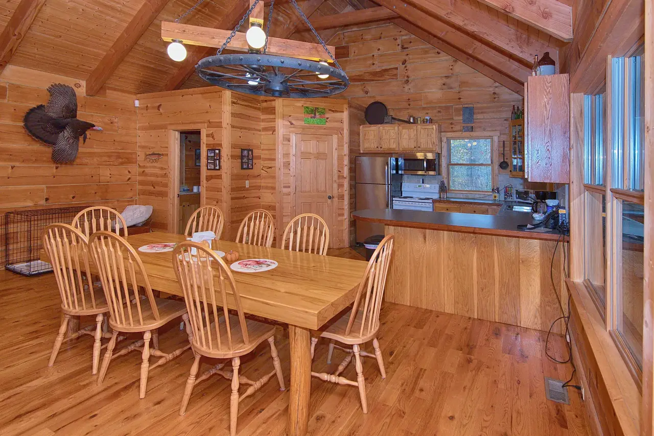 Dining area with room for the whole group